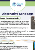 Alternative Sandbags