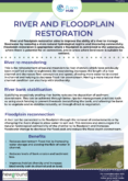 River and Floodplain Restoration – Natural Flood Management