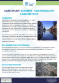 Flood Scheme Case study: Cockermouth, Lake District