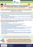 Business Continuity Management – Pandemic Virus Outbreak