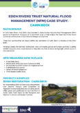 Natural Flood Management Case Study: Cairn Beck – Eden Rivers Trust