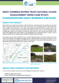 Natural Flood Management Case Study: Charlesground Leaky Barriers and Bund