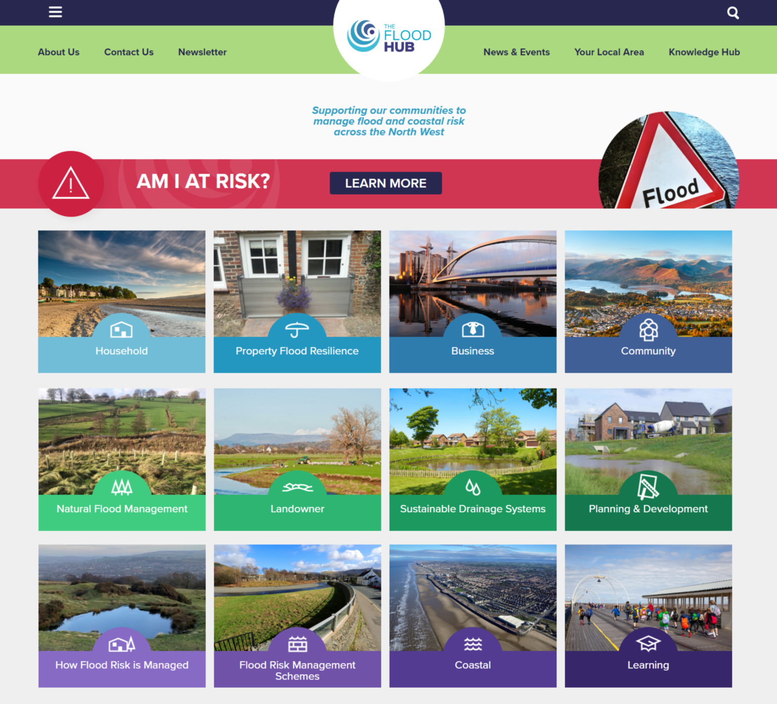 The Flood Hub New Homepage Refresh Is Launched | The Flood Hub