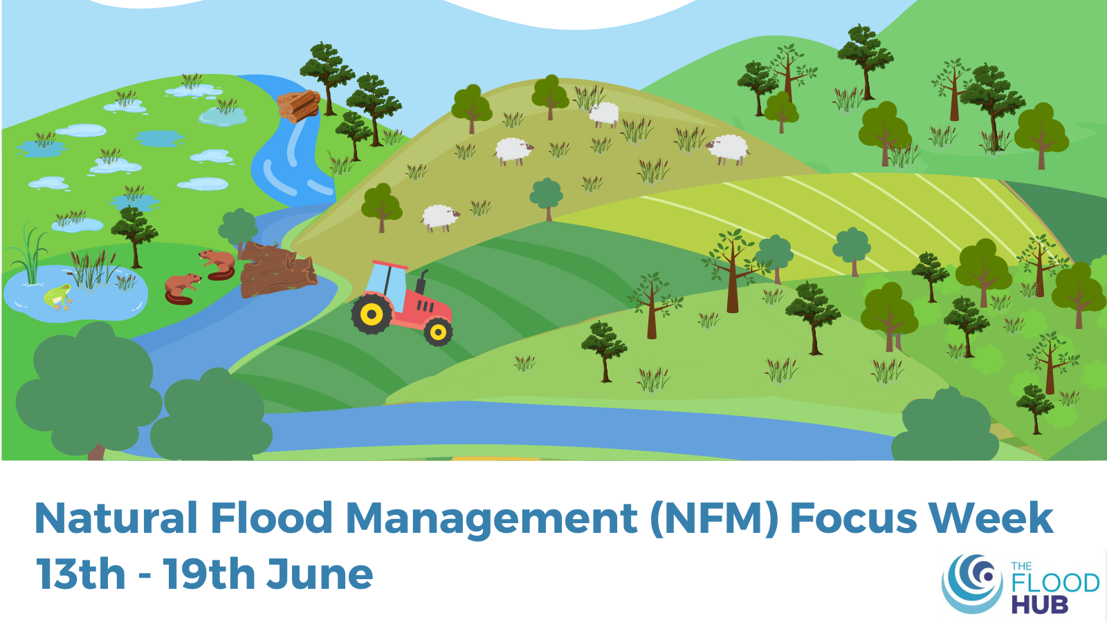 Natural Flood Management campaign graphic