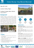 Natural Flood Management Case Study: Hey Brook Revival Wigan – Mersey Rivers Trust