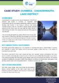 Flood Scheme Case study: Cockermouth, Lake District