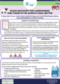 Flood Planning and Recovery for Landowners and those in the Agricultural Sector