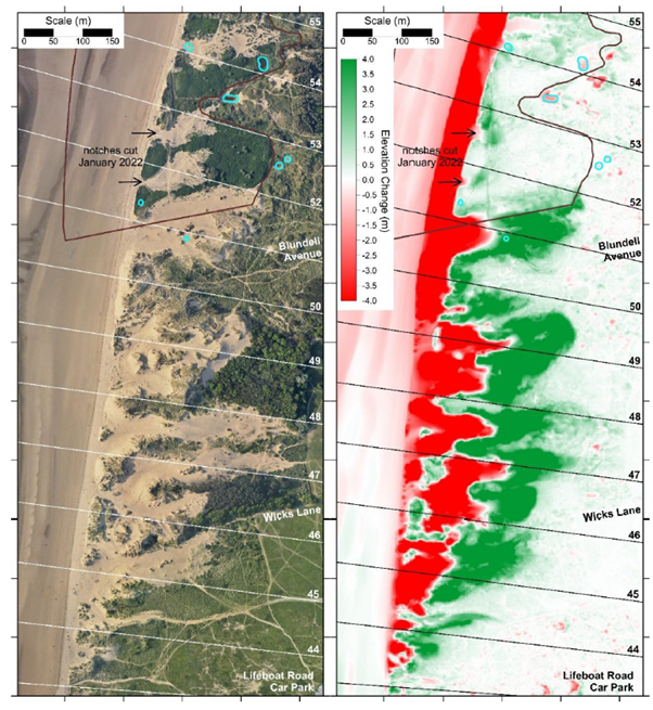 Credit: KPAL EX190325 with the aerial photography from North West Regional Coastal Monitoring Programme